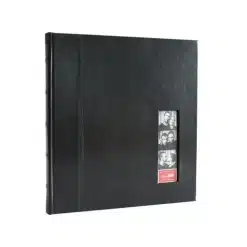 Black Leather Photostrip Drymount Album