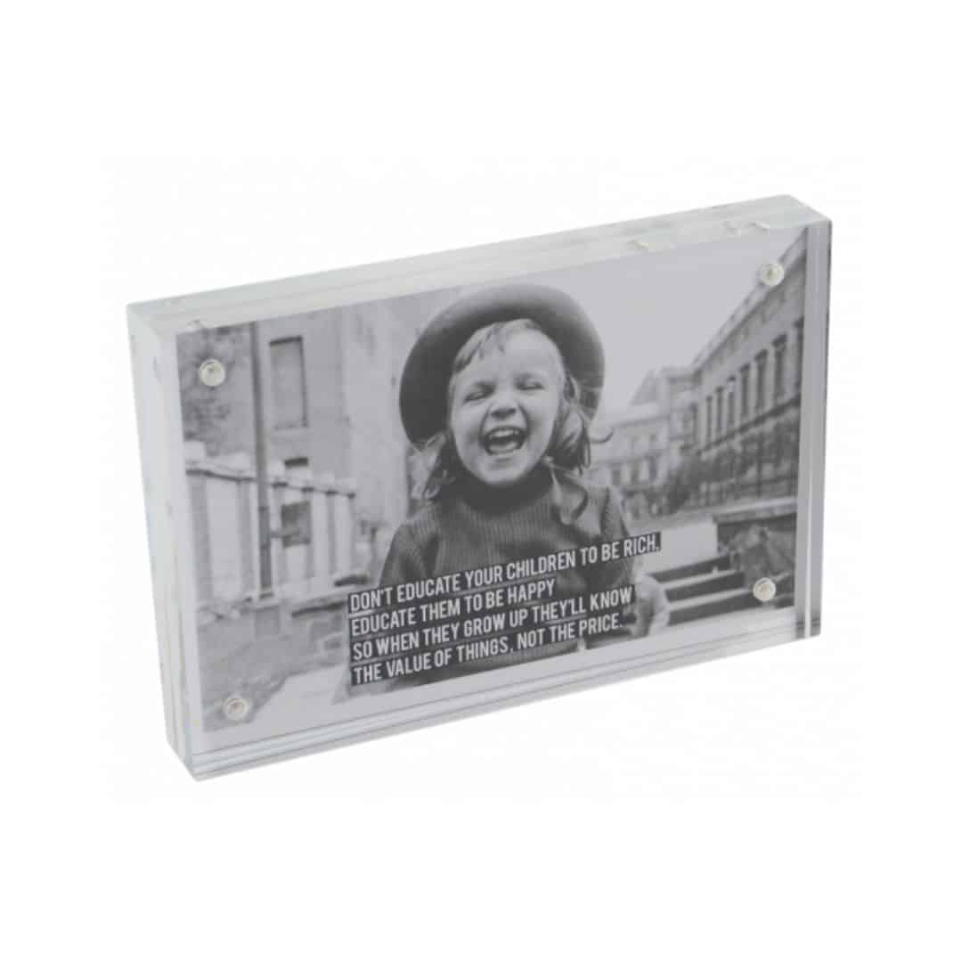 Acrylic Block Frame 4x6" Coral Coast Photo Life