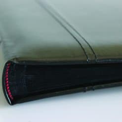 Spine View Of Black Leather Dry Mount Album 50 Page
