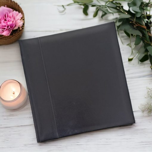 Black Leather Drymount Album 50 Page