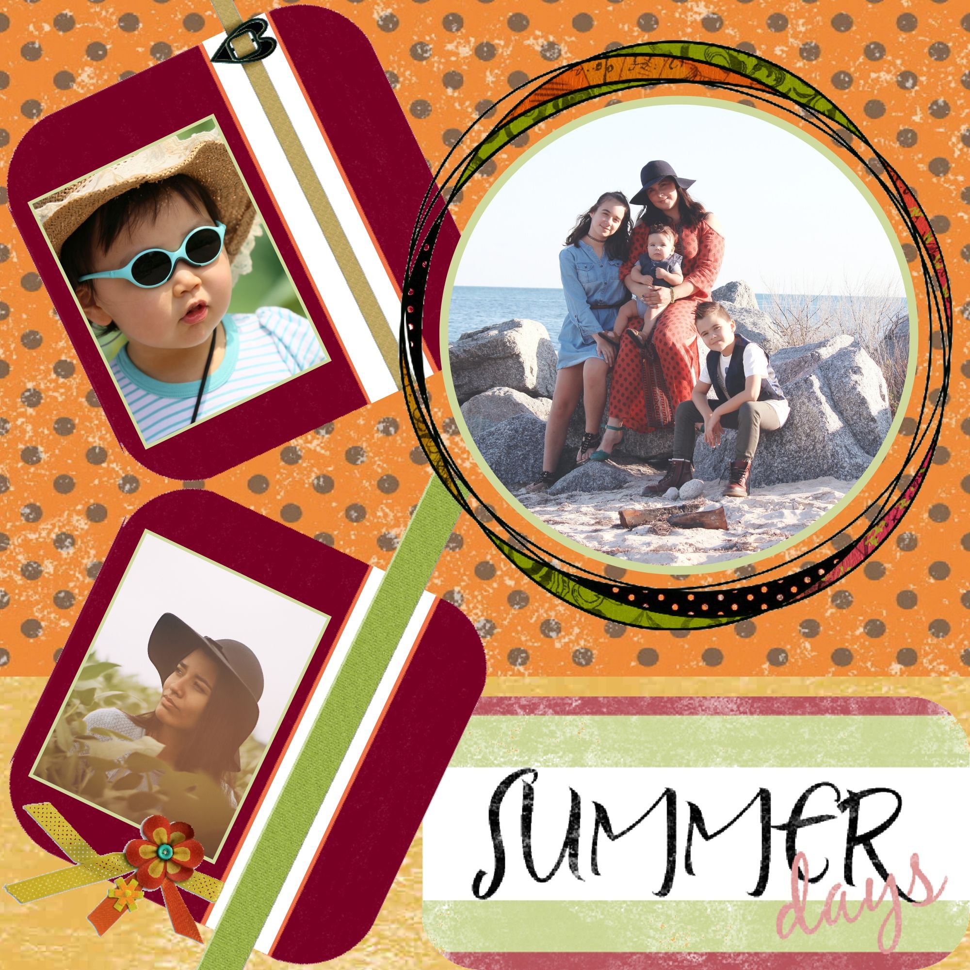 Free Canva Scrapbook Templates Coral Coast Photo Life