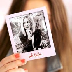 Girl Holding Goldbuch Ohh Lala Fridge Magnet Frame