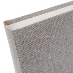 Spine View of Goldbuch Linum Grey 30x31 Dry Mount Album