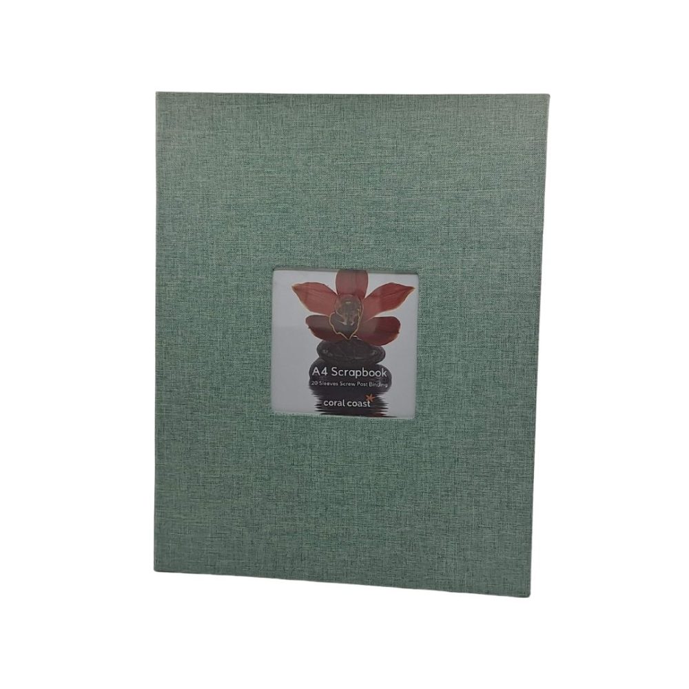 A4 Scrapbook Album Blue Coral Coast Photo Life