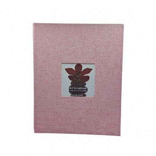 A4 Scrapbook Album Pink