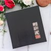Black Leather Photostrip Drymount Album